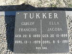 TUKKER Gerlof Francois 1890-1979 & Ella Jacoba 1898-1981
