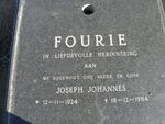 FOURIE Joseph Johannes 1924-1984