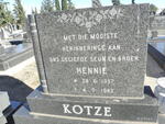 KOTZE Hennie 1957-1982