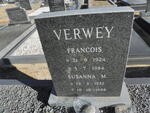 VERWEY Francois 1924-1984