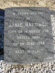 HATTINGH Janie 1896-1984