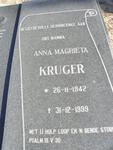 KRUGER Anna Magrieta 1942-1999