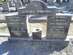 SNYDERS Andries Stefanus 1905-1983 & Anna Magdalena LE ROUX 1907-1974