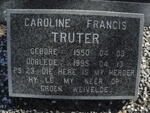 TRUTER Caroline Francis 1950-1995