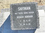 SNYMAN Renier Adriaan 1940-2002