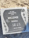 WILLEMSE Maria 1921-2002