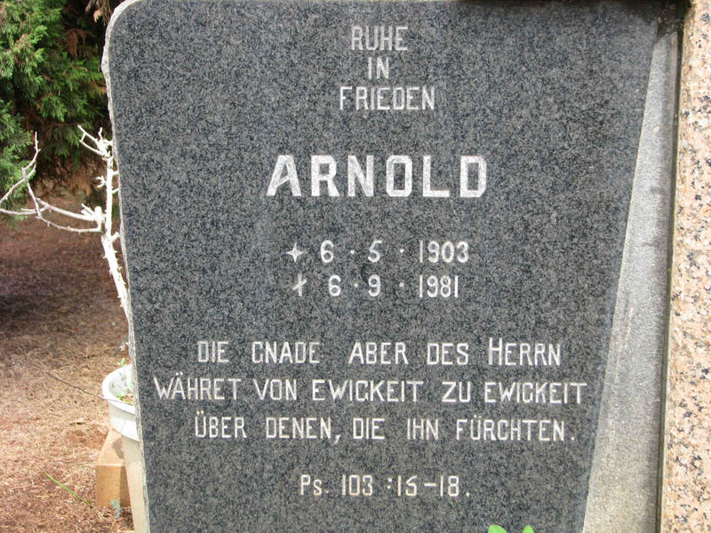 FULS Arnold 1903-1981