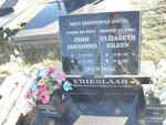 FRIESLAAR John Johannes 1928-1998 & Elizabeth Eileen 1925-2003