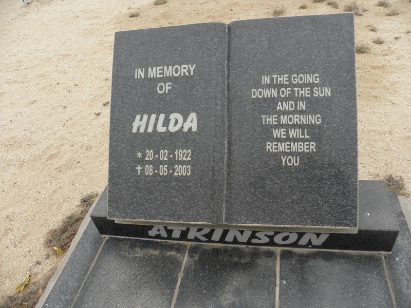 ATKINSON Hilda 1922-2003