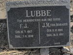 LUBBE F.J. 1867-1948 & J.M. SCHRADER 1866-1951