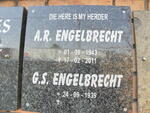 ENGELBRECHT A.R. 1943-2001 :: ENGELBRECHT G.S. 1939-