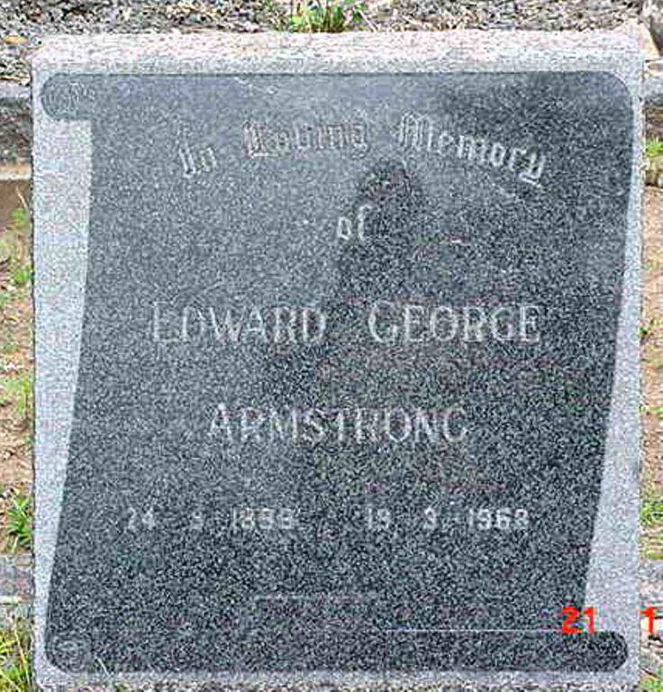 ARMSTRONG Edward George 1896-1968