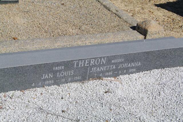 THERON Jan Louis 1895-1961 & Jeanetta Johanna 1896-1998