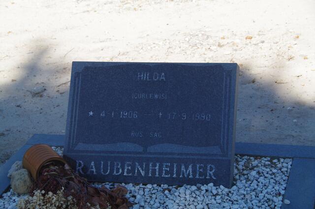 RAUBENHEIMER Hilda nee CURLEWIS 1906-1990