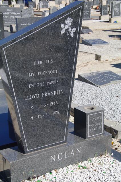 NOLAN Lloyd Franklin 1946-1975