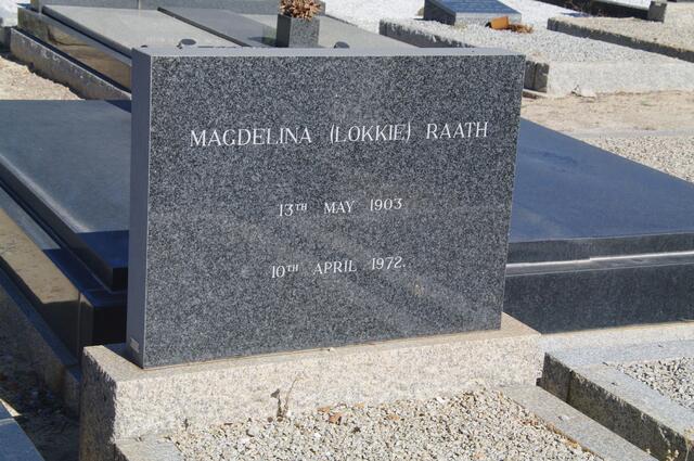 RAATH Magdelina 1903-1972