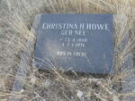 HOWE Christina H. nee NEL 1888-1971