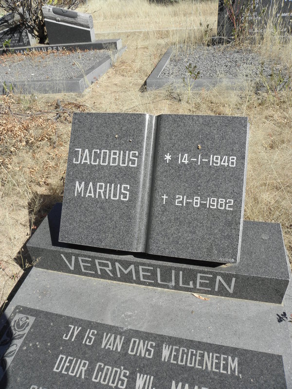 VERMEULEN Jacobus Marius 1948-1982
