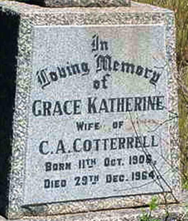COTTERRELL Grace Katherine 1906-1964
