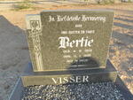 VISSER Bertie 1915-1986
