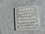 MARAIS Jan Adriaan 1925-1970 :: GOOSEN Magdalena Hendriena 1927-2004 