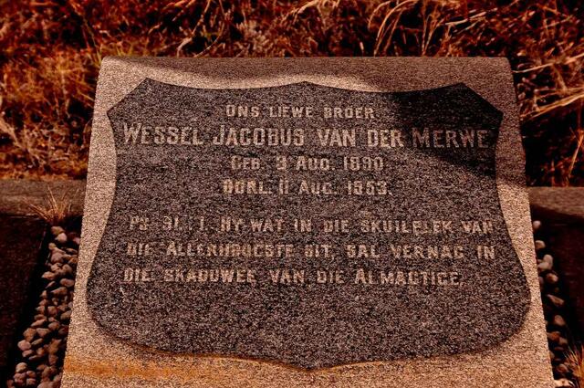 MERWE Wessel Jacobus, van der 1890-1953