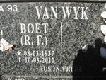 WYK R.F., van 1937-2010