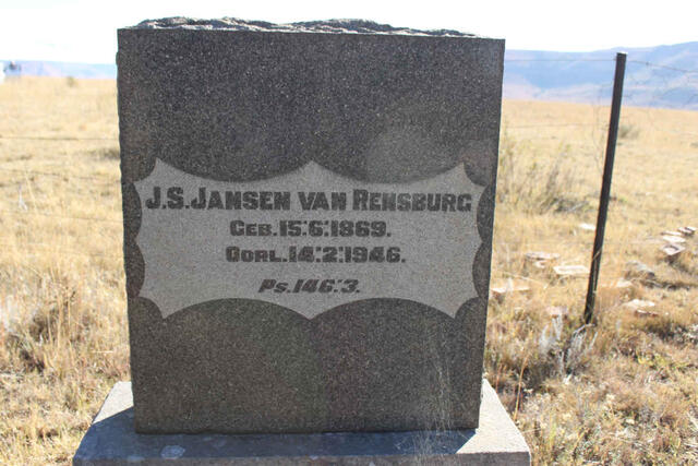 RENSBURG J.S., Jansen van 1869-1946