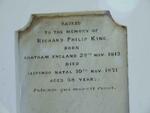 KING Richard Philip 1813-1871