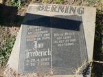 BERNING Jan Frederick 1897-1982