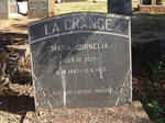 GRANGE Maria Cornelia, la nee DE BEER 1887-1970