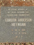 HEYMANN Gordon Anderson 1914-1976