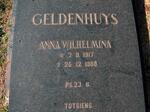 GELDENHUYS Anna Wilhelmina 1917-1988