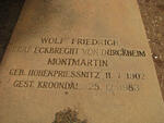 MONTMARTIN Wolf Friedrich 1902-1983