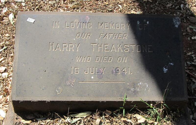 THEAKSTONE Harry -1941