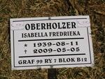 OBERHOLZER Isabella Fredrieka 1939-2009