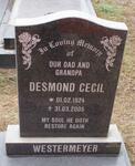 WESTERMEYER Desmond Cecil 1924-2005 