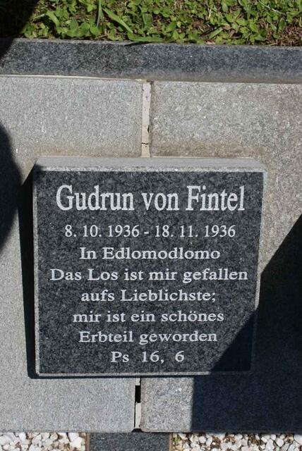FINTEL Gudrun, von 1936-1936