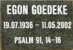 GOEDEKE Egon 1936-2002