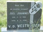 WESTHUIZEN Joël Johannes, v.d. 1902-1970