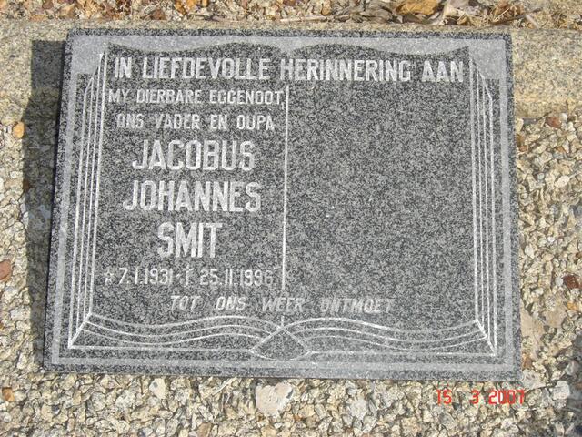 SMIT Jacobus Johannes 1931-1996