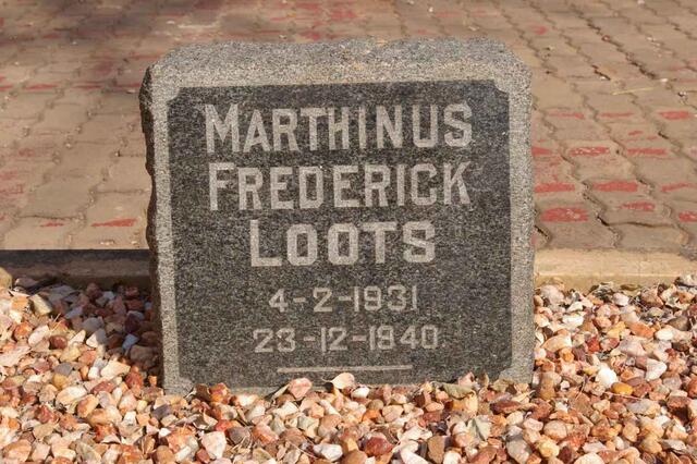 LOOTS Marthinus Frederick 1931-1940
