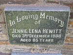 HEWITT Jennie Lena -1988