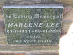 LEE Marlene 1937-1998