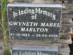 MARTLON Gwyneth Mabel 1927-2009