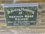 PALMER Heather Rose -2005
