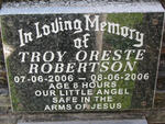 ROBERTSON Troy Oreste 2006-2006