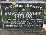 TAYLOR Ronald Brian 1934-2006