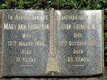 THOMPSON John -1913 & Mary Ann -1906