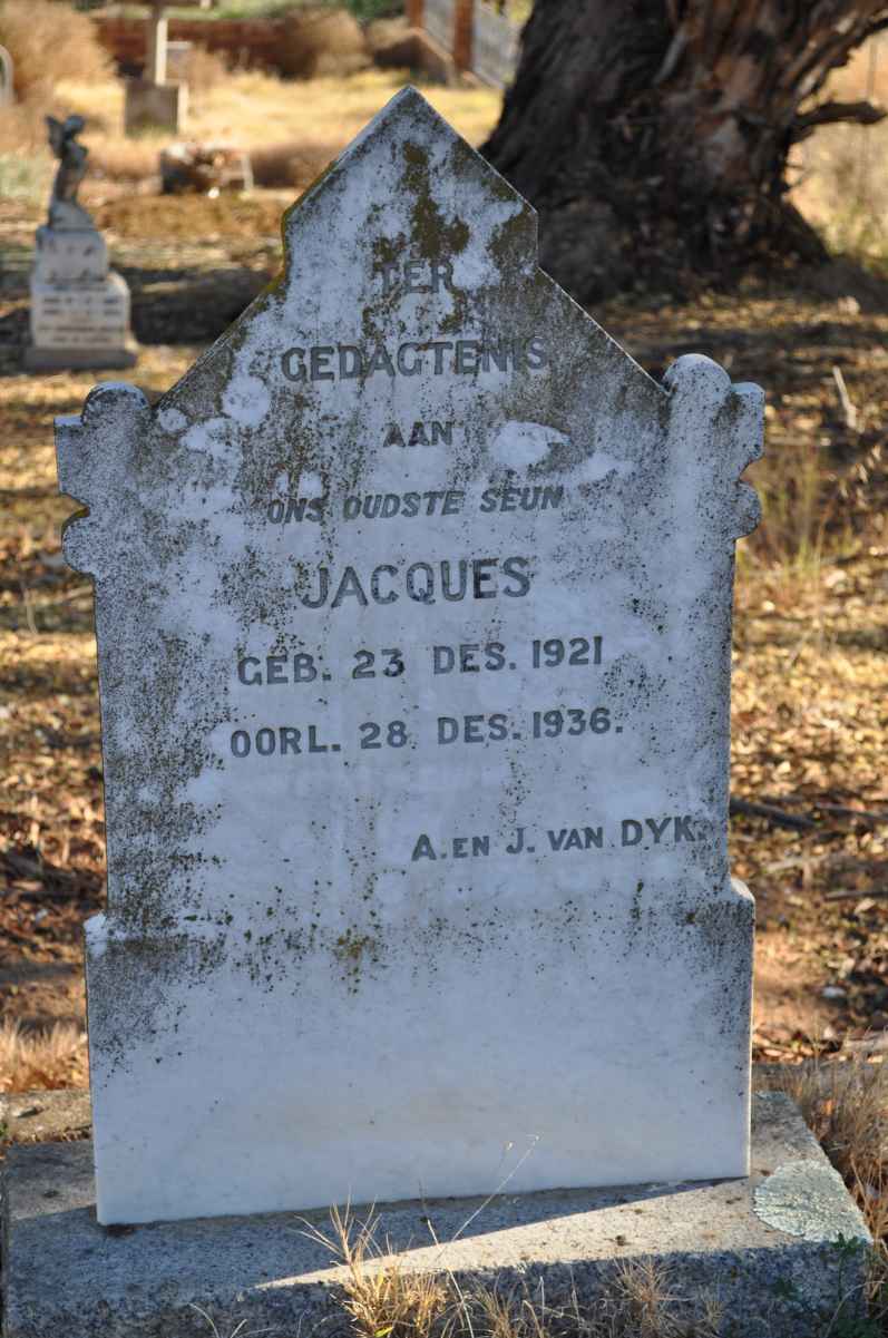 DYK Jacques, van 1921-1936